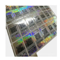 Serialized number/barcode/QRcode security anti-counterfeiting 3D dynamic holographic label/sticker for seal